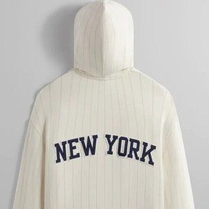 Kith for the New York Knicks NY Pinstripe Williams III Hoodie 2023